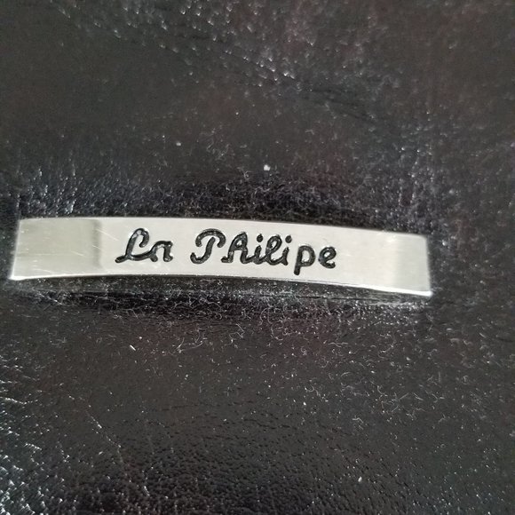 La Pailipe vintage brown large leather trim purse - Picture 4 of 11